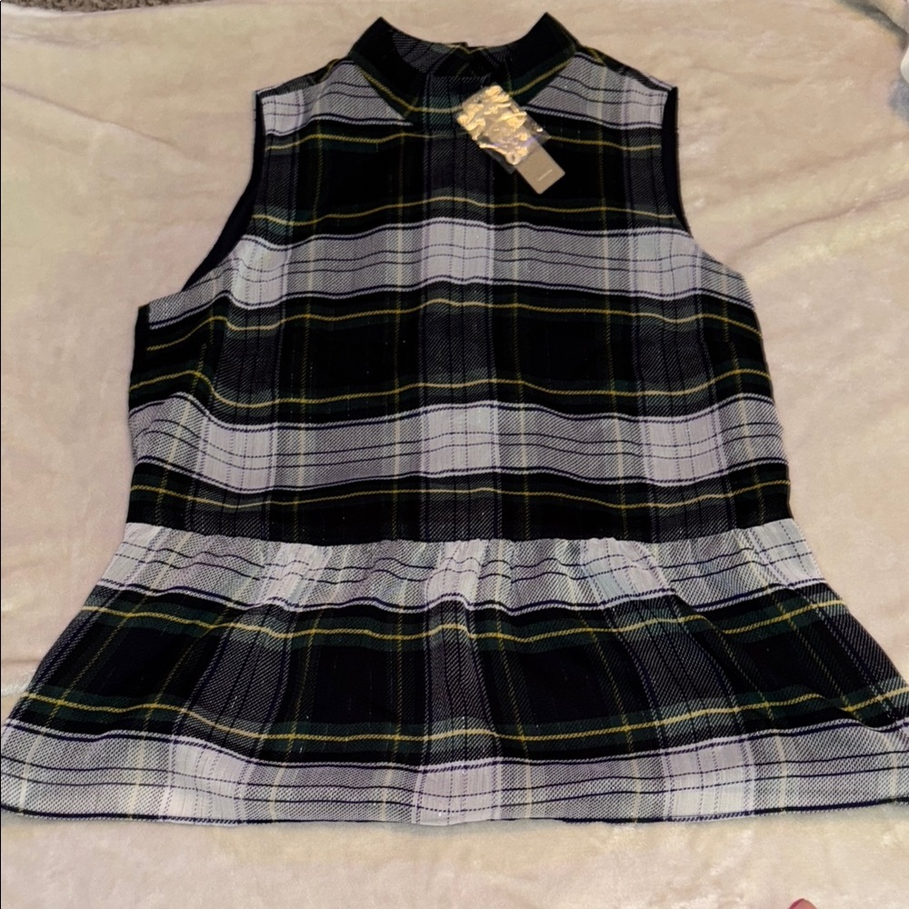 NWT J. Crew Peplum Blouse